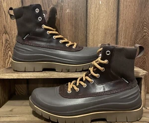 Sperry Waterproof  boots brown lace up leather . Men’s Size 7 Women’s Size 8.5-9 - Picture 1 of 7
