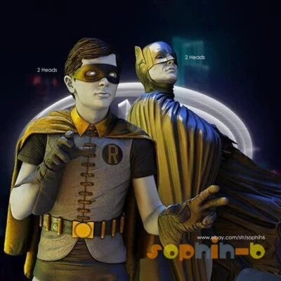 Robin 1966 Bat Man 1:6 Model Kit Unpainted 3d Print GK Statue Figure - Image 1 of 4