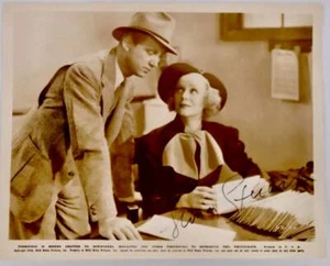 1936 /SIGNED/ GLORIA STUART/ORIGINAL MOVIE PHOTOGRAPH / “WANTED! JANE TURNER” - Picture 1 of 6
