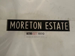 Moreton Estate - Wrexham 231 Vintage Bus Blind Aug 1974 31" GIFT - Picture 1 of 12