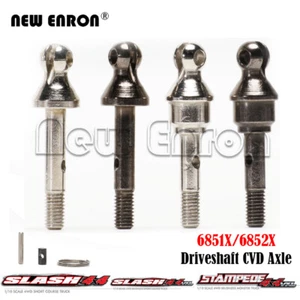 Front Rear 6851X 6852X Driveshaft CVD Axle For RC Traxxas 1/10 Slash Stampede - Picture 1 of 19