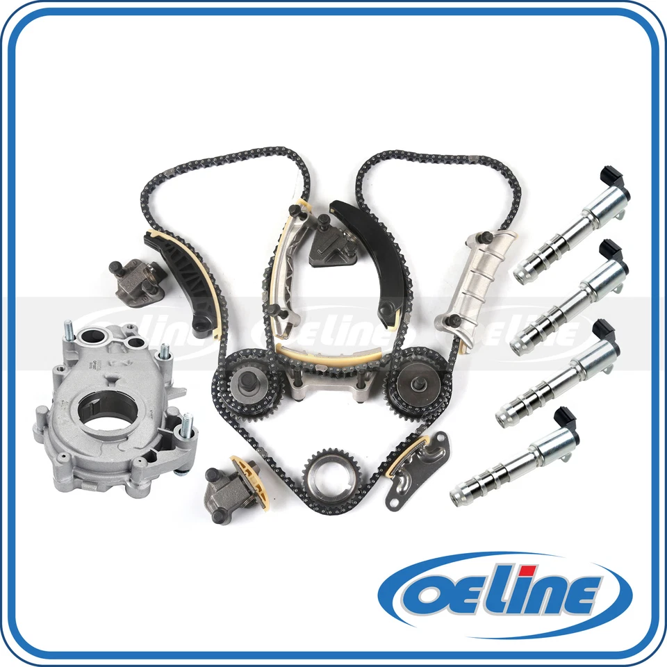 Kit de corrente de distribuição solenóide bomba de óleo para 08-17 Chevrolet Cadillac GMC Buick - Imagem 1 de 4