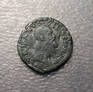 ESTADOS PAPALES PONTIFICIO VATICANO URBANO VIII QUATTRINO 1640 MUNTONI 196 RARA - Bild 1 von 2