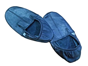 Men/Women Genuine Leather Socks/Khuff, Halal Sheep skin, Kuffain, Black, Low cut - Picture 1 of 3