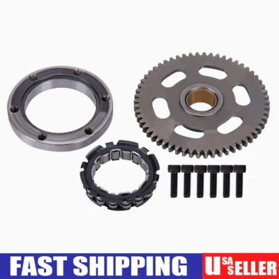 Starter Clutch One Way Bearing w/ Gear Idler For Yamaha YFZ450 YFZ450R 2004-2022 - Image 1 of 4
