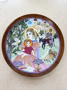 Vintage Hedi Keller 1983 Konigszelt Bavaria Collector Plate “Rest on the Flight” - Picture 1 of 6