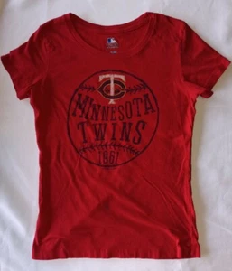 MLB Original Merchandise Minnesota Twins Damen Small rotes Shirt - Bild 1 von 3