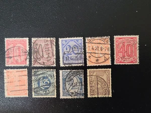 German Reich 1920 - Officials D23 - D33 ex 23 and 29 - used - Picture 1 of 1