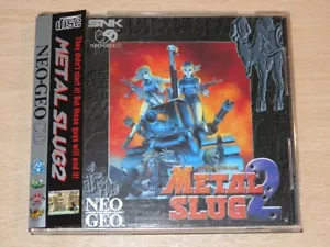 Neo Geo CD - Metal Slug 2 di SNK - inglese - USA + scheda spina dorsale - Foto 1 di 5