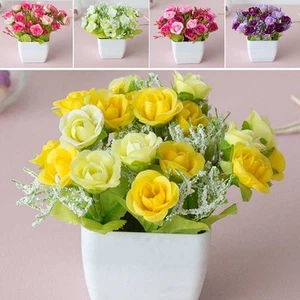 High Quality Potted Flower Fake Artificial Ornaments Outdoor Indoor Plant - Picture 1 of 22