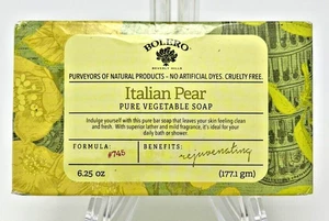 Luxury Bar Soap Bolero Beverly Hills Italian Pear #745 Jumbo 6.25 oz Bar NEW - Picture 1 of 4