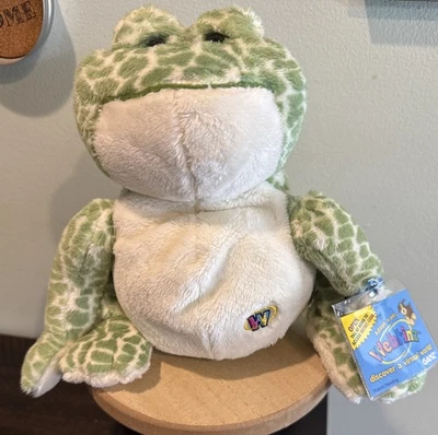 Webkinz Green Spotted Frog HM142 With Sealed Code Stuffed Plush Toy NEW Ganz - Image 1 of 4
