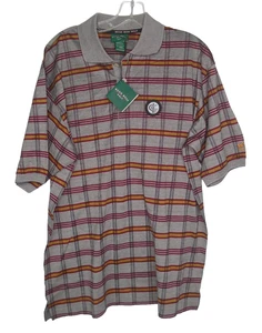 Hugo Boss Golf Herren Kurzarm Poloshirt Größe M Grau Kariert Neu - Bild 1 von 7