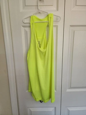 Camiseta sin mangas Danskin a rayas X-Large amarilla Foto 1 de 4