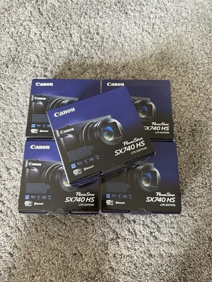 Canon PowerShot SX740 HS Black | Compact Camera 40x Zoom 4K Video | WiFi - New ✅