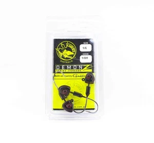 Tackle Tactics TT Demonz Jig Head 1/6 oz 1/0H 3/pack Red Nightmare (6931) - Picture 1 of 6