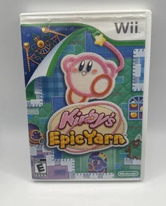 Kirby's Epic Yarn (Nintendo Wii, 2010) Complete CIB Manual Tested  - Picture 1 of 3