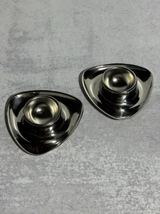 Lote de 2 portavasos para huevos de acero inoxidable Alfra Alessi Italia 18/10 - Imagen 1 de 7