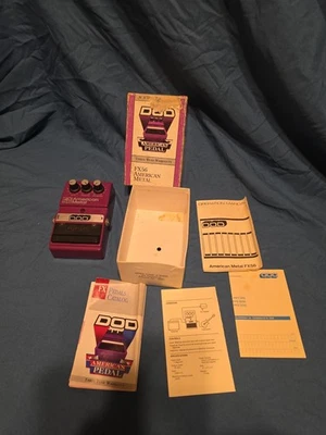 Pedal de guitarra DOD FX56 American Metal Distorsion - Funciona de colección EE. UU. Foto 1 de 4