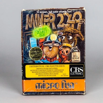 Miner 2049er starring Bounty Bob - Coleco - cartuccia gioco - vintage game 1982 - Immagine 1 di 4