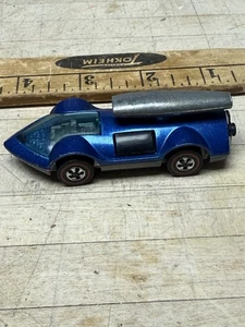 1970 Hot Wheel Redline Rocket Bye Baby Spectraflame Blue Hong Kong Vintage - Bild 1 von 10