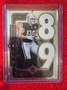 2024 Panini Select Numbers Brock Bowers RC #12 - Picture 1 of 2