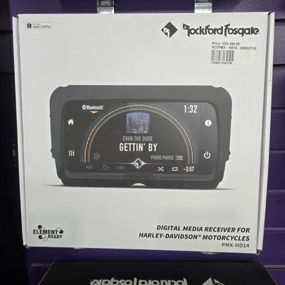 Rockford Fosgate Harley Radio - Image 1 of 2