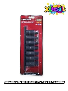 Husky 1/2 in. Drive Hex Bit Impact Socket Set SAE (7-Piece) - Picture 1 of 5