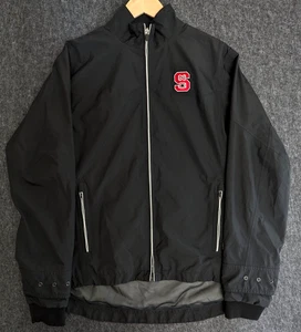 Zero Restriction Jacket Gore-Tex Waterproof Mens Large Black NC State Wolfpack - Picture 1 of 14