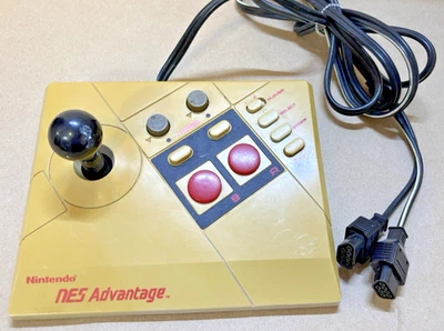 Nintendo NES Advantage Joystick Controller Turbo Arcade Stick OEM NES-026 Tested - Image 1 of 4