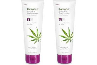 Andalou Naturals, Lotion Body Ritual Cannacell, 8 Fl Oz NEW - 2 PACK - Image 1 of 4