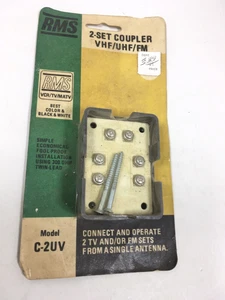 Set 2 accoppiatori vintage Vhf/UHF/Fm RMS modello C-2UV - Foto 1 di 2