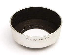Original B&W Schraub Metall Gegenlichtblende 35.5 E für ⦰ 35.5mm Filtergewinde - Picture 1 of 2