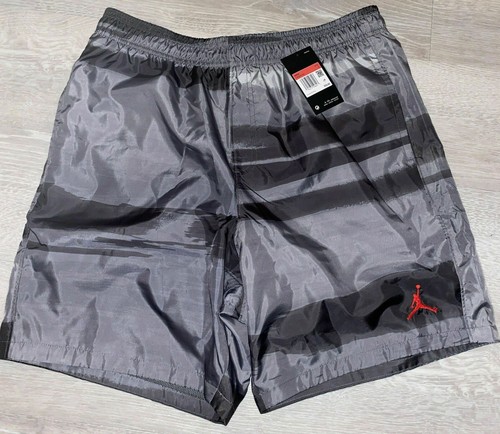 Pantaloncini da uomo Nike Air Jordan Legacy AJ11 grigi CW0840 010 taglia M nuovi con etichette $55