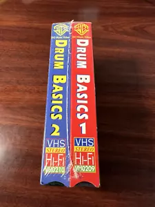 Ultimate Beginner Series: Drum Basics Double Set Steps 1 & 2 VHS Tape NEW - Picture 1 of 3