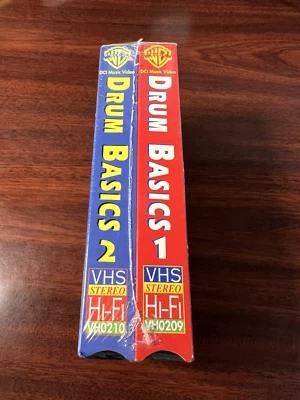 Ultimate Beginner Series: Drum Basics Double Set Steps 1 & 2 VHS Tape NEW - Image 1 of 3