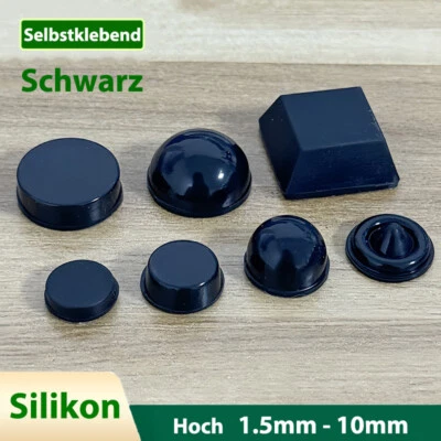 Selbstklebend Silikonfüße Schutzpuffer Anschlagpuffer Rutschstopper 1.5mm - 10mm - Bild 1 von 4