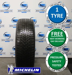 X1 PW 225/60R18 225 60 18 MICHELIN LATITUDE ALPIN 104H M+S XL TYRE *5MM (H128AP) - Picture 1 of 12