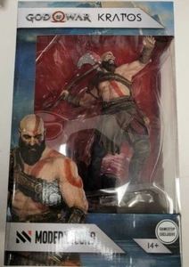 Modern Icons God of War Kratos + Atreus Figure Statue Statuette Connecting Base - Picture 1 of 5