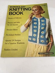 Vintage 1967 Woman's Day Knitting Book Number 4 Patterns Sweaters Dresses - Picture 1 of 4
