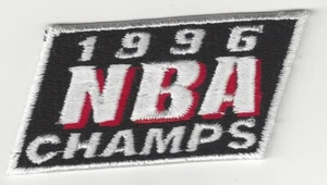 1996 Chicago Bulls NBA Champs Patch 2 1/2" x 1 1/4" Sew On Champions - Picture 1 of 1