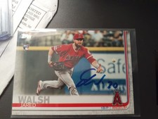 Jared Walsh Signed Autographed 2019 Topps Update RC Rookie Card Angels