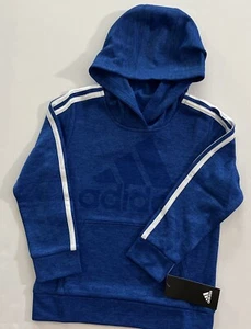 adidas Little Boys Blue Hoodie Size 5 Brand New‼️ - Picture 1 of 6