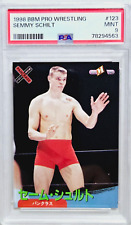 1998 BBM Pro Wrestling #123 Semmy Schilt Rookie Card RC PSA 9 Mint POP1 K-1 GOAT