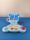 Vtech Bear's Baby Laptop Blue Learning Toy 55 Song Melodies Phrases Sound VIDEO!