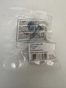 Hickory Hardware HH075341-VB Manopola Lucernario 1-1/4” Quadrato Nero Opaco Confezione da 10 Nuovo con etichette - Foto 1 di 2