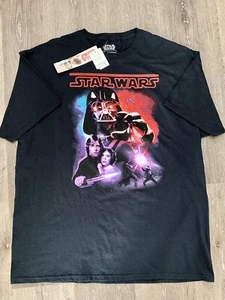 NWT Star Wars Men's T shirt Luke Skywalker Family Portrait VFIFTHSUN Size XL  - Afbeelding 1 van 6