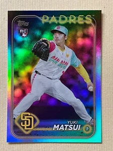 Actualización Topps 2024 Rainbow Foil Yuki Matsui RC San Diego Padres - Imagen 1 de 1