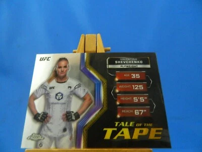 Valentina Shevchenko Tale of the Tape Topps Chrome UFC 2024 - Image 1 of 2