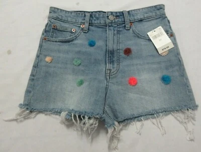 Pantalones cortos Lucky Brand Los Angeles para mujer de tiro alto talla 4/27 Foto 1 de 2